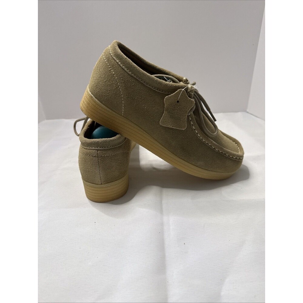 Drexlite Women’s Size 8 Tan Suede Lace Up Shoe - Picture 5 of 6